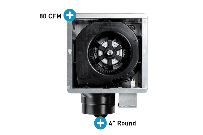 人気カラーの Ventilation Vanity™ Whisper Fan, North Panasonic | CFM 80 VentilationFans